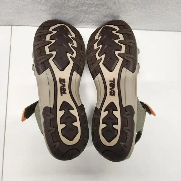 Teva Cross-Foot Sporty Closed Toe Tirra Ct Sandal Burnt Olive Womens Size 9 NWOT - Picture 10 of 11